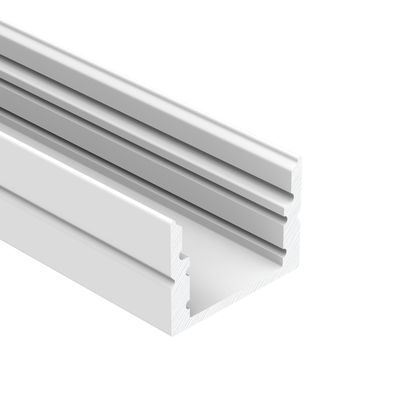 Harga bagus PMMA Diffuser IP20 LED Aluminium Track Channel 6063 Alloy on line