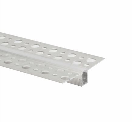 IP45 Led Strip Aluminium Profile Tinggi 13mm Tersembunyi Untuk Drywall
