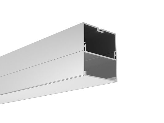 Profil aluminium strip Led 50 * 55mm Driver Dalam Profil Aluminium LED yang dipimpin ekstrusi aluminium