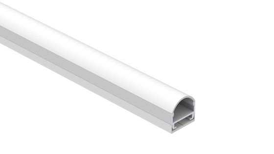 Harga bagus ROHS 6063 T5 Led Strip Aluminium Extrusion IP44 Dengan PC Frosted Cover on line