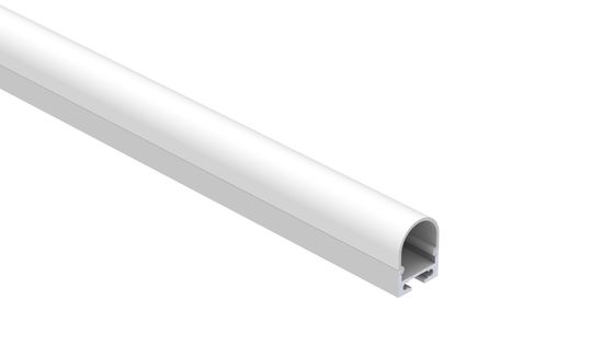 Harga bagus Menangguhkan Profil Aluminium Oval Ditekuk 20 * 27mm IP44 Untuk Pemasangan Permukaan on line