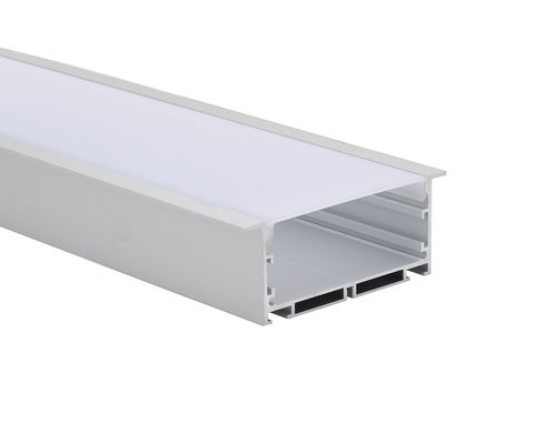 Harga bagus 6063 T5 PC Diffuser Frosted Led Aluminium Ekstrusi Anodized IP44 on line