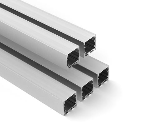 6063 T5 Led Strip Light Channel Lebar 12mm IP44 Dengan PC Frosted Cover