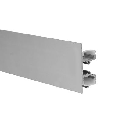 H49mm ROSH Aluminium Ekstrusi Profil LED Sandblasting 6063 T5