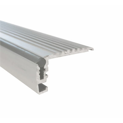 Harga bagus H22.5mm 6063 T5 LED Aluminium Extrusion Profiles Anodized Linear For Stair Lighting on line