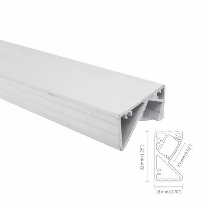 IP45 6063 Profil Aluminium Led Tersembunyi Dinding Sudut Profil Aluminium Tangga