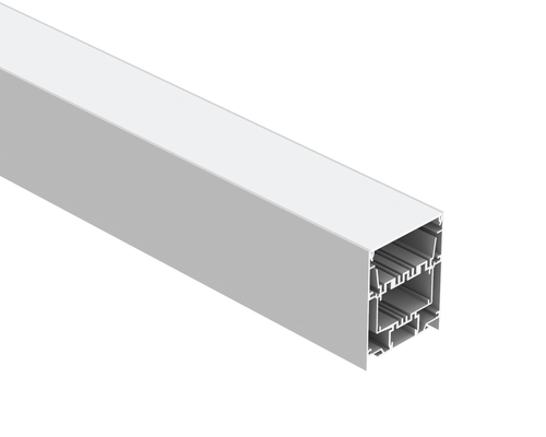 Harga bagus Profil LED 75 * 95mm untuk Pencahayaan Atas Dan Bawah Paduan anodized 6063 on line