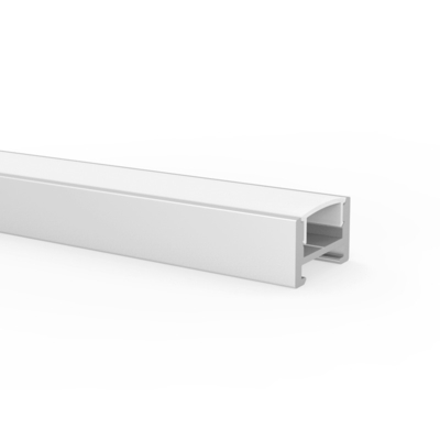 Harga bagus Bentuk Datar LED Strip Aluminium Profile Extrusion Heatsink Case on line