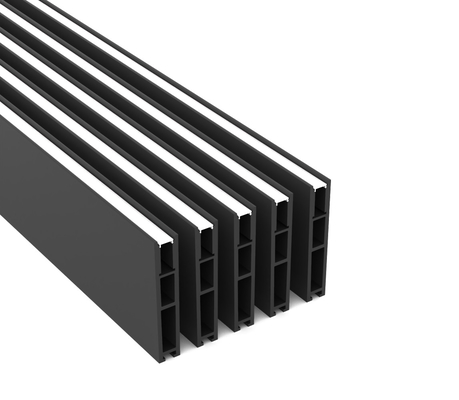Harga bagus Ultra Tipis Suspended 18*96.5mm LED Strip Aluminium Profile End caps on line