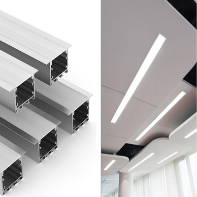 Harga bagus Profil LED Aluminium Tersembunyi yang Diekstrusi Mengangkat Lampu Led Strip on line
