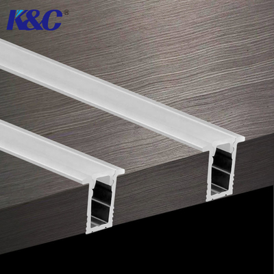 Harga bagus 12 * 12mm Aluminium Tersembunyi Profil LED Saluran Ekstrusi Wastafel Panas on line