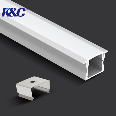 Harga bagus Panjang 2m 2.5m Profil LED Aluminium Tersembunyi Dengan Penutup Diffuser PC on line
