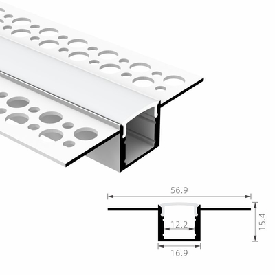 Profil Aluminium LED Untuk Gypsum Channel Gypsum Channel Led Strip Light Ceiling