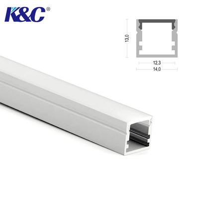 Harga bagus PMMA PC Square Led Profile 6063 T5 Aluminium Alloy Extrusion Channel Ip65 on line