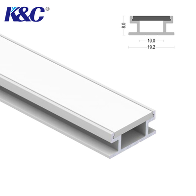 2.5m Panjang Profil Lantai LED 6063 T5 Aluminium Alloy Channel Sandblasting