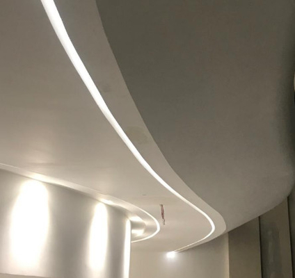 Profil Fleksibel Alu Extrusion U Led Strip Light Curve Saluran Tersembunyi Dapat Ditekuk 6063 T5