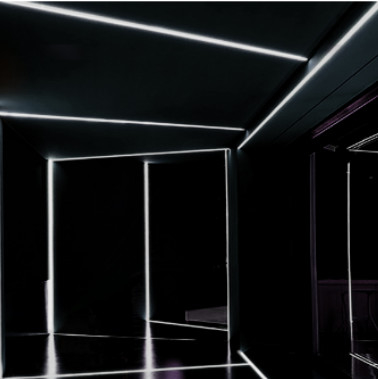 Harga bagus T5 Aluminium Gypsum Led Strip eternit Profil Wall Mounted on line