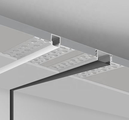 Harga bagus T5 6063 Pc Pmma Profil Aluminium Tersembunyi Led 5mm Pcb Untuk Drywall on line