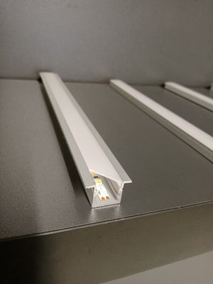Harga bagus Temper Extrusion 6063 T5 Led Strip Recessed Channel Sandblasting on line