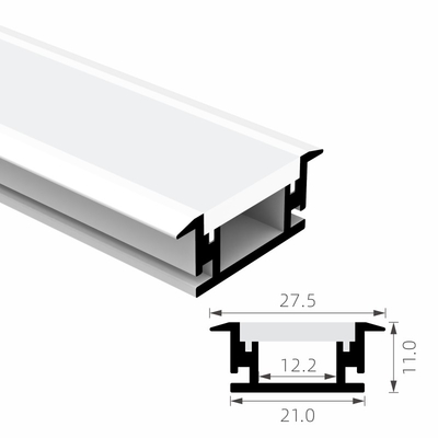 Harga bagus Strip Light 6063t5 Profil Aluminium Led Tersembunyi Alu Alloy Channel Housing Diekstrusi on line