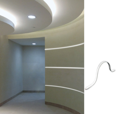 Harga bagus IP65 LED Strip Aluminium Channel Fleksibel Ditekuk LED Strip Light Profile Surface Mounted on line