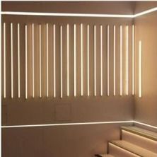 Extrusion Heat Sink Housing Tersembunyi Aluminium Led Channel 6063 T5 Untuk Lampu Langit-langit