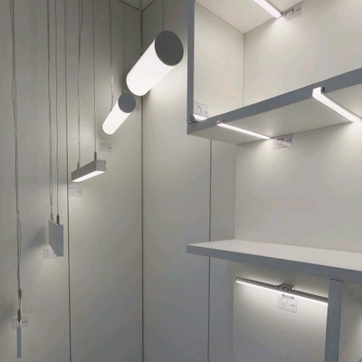 Harga bagus Dekorasi Suspended LED Aluminium Profile 6063 T5 Diameter 120mm Putaran LED Ekstrusi on line